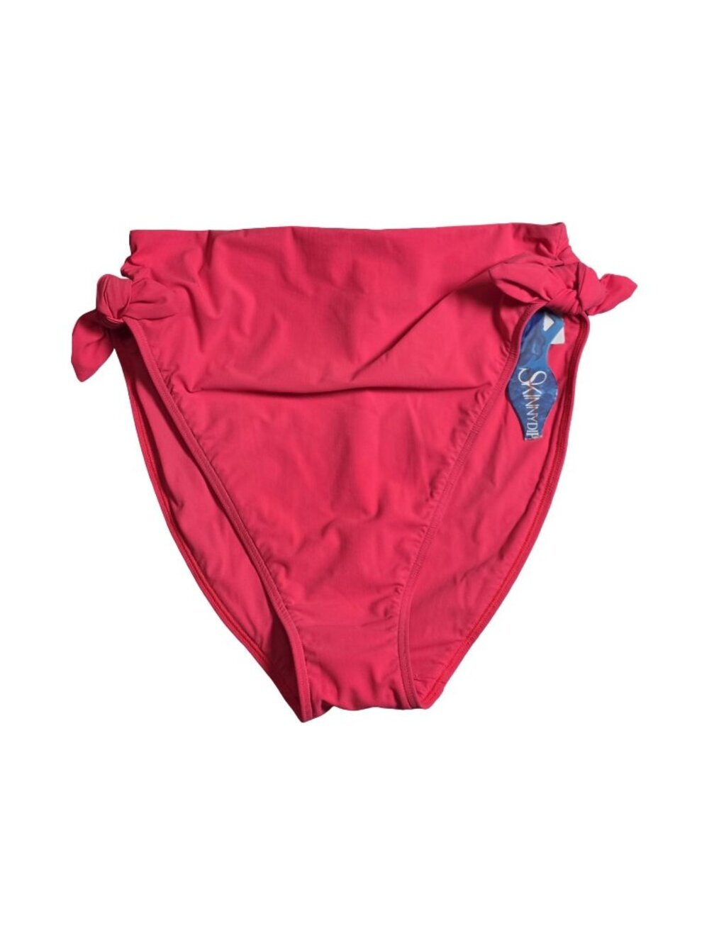 NWT - Skinny Dippers Pink Side Tie Swim Bottoms, Size Medium